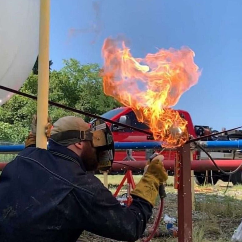 Load image into Gallery viewer, Up In Smoke Welding Apparel | FR Zestos Apex Line Protective Welding Shirt