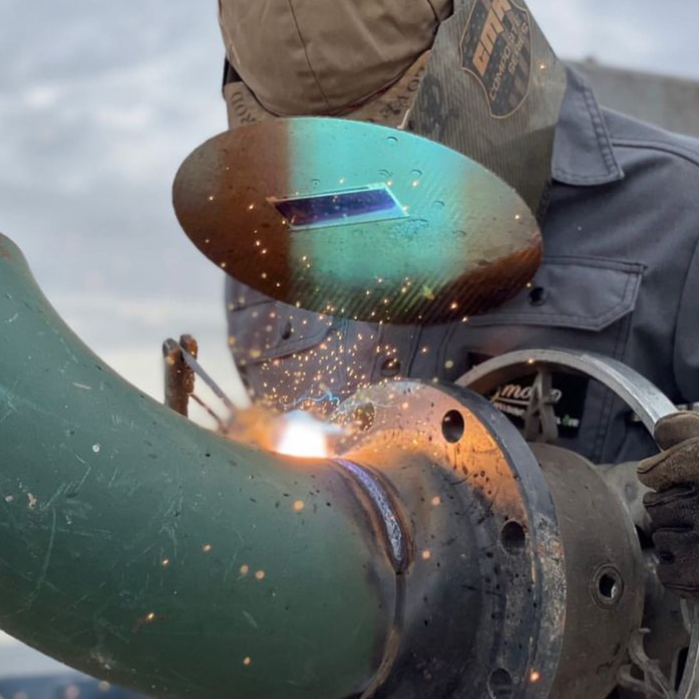Load image into Gallery viewer, Up In Smoke Welding Apparel | FR Zestos Apex Line Protective Welding Shirt