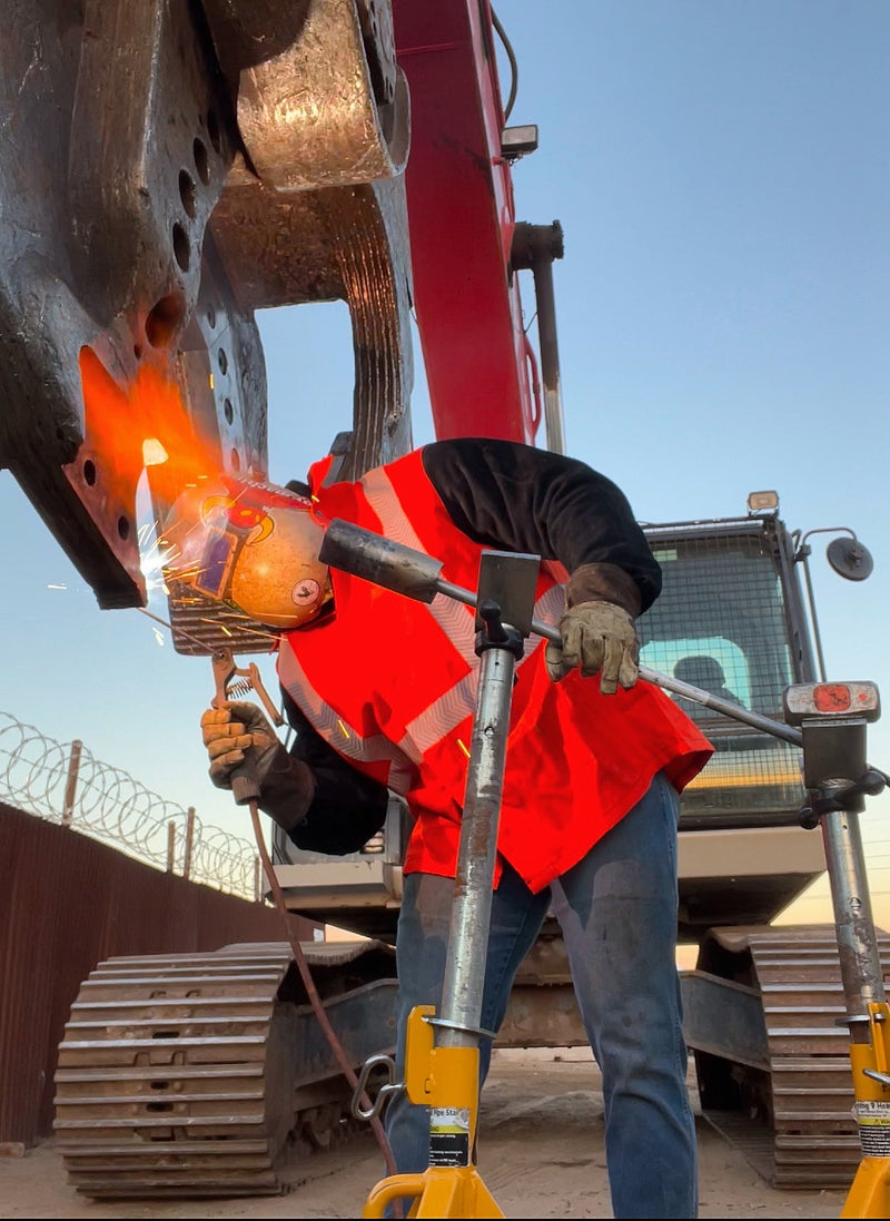 Load image into Gallery viewer, Econ Leather Hybrid Welding Jacket
