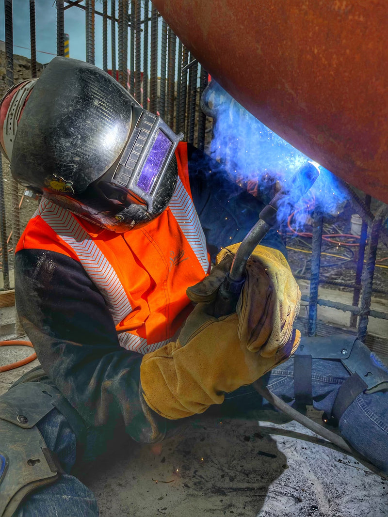 Load image into Gallery viewer, Econ Leather Hybrid Welding Jacket