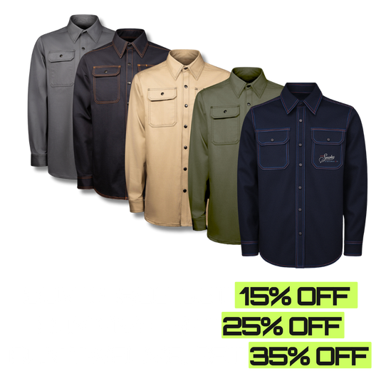 Up in Smoke Welding Apparel Work Wear Shirts