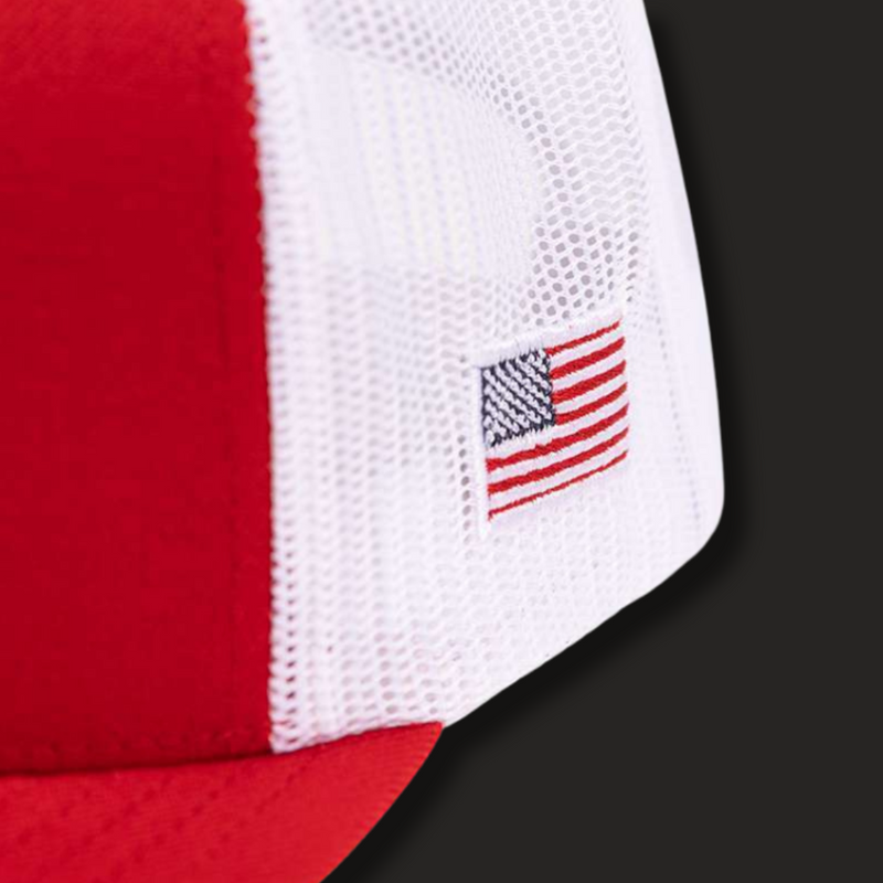 Load image into Gallery viewer, USA Logo Snapback Hat with Flat Brim