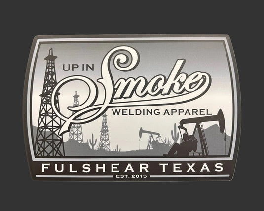 Up In Smoke TX Truck Decal
