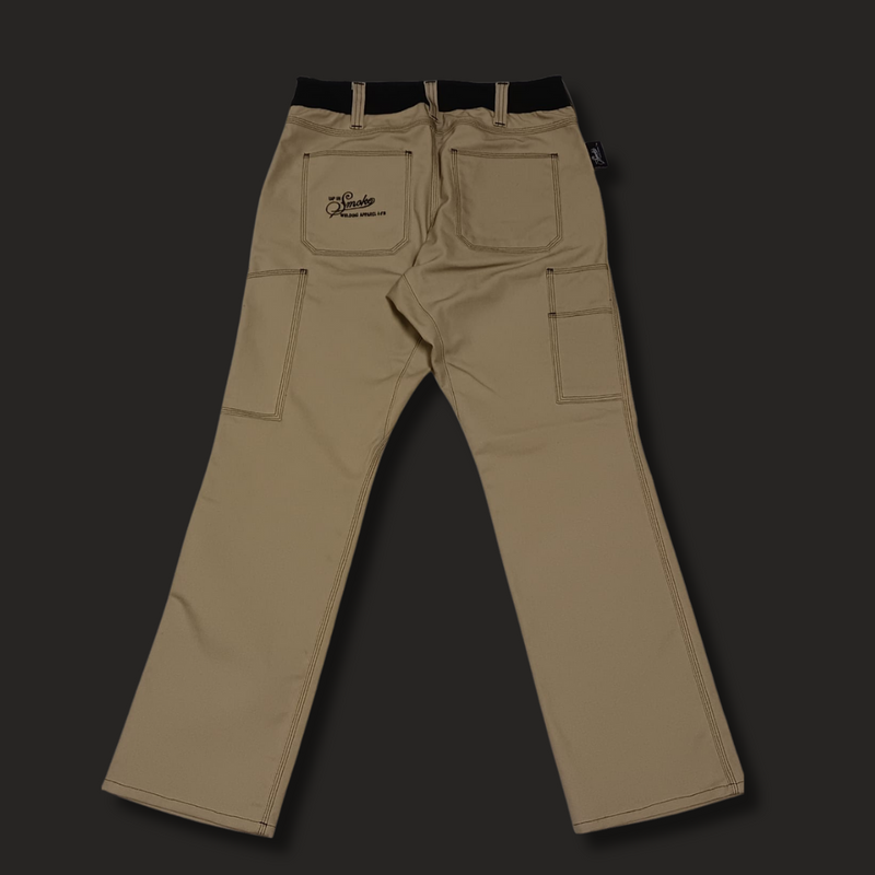 Load image into Gallery viewer, The Best FR Welding Pants | Khaki | Up in Smoke Welding Apparel

